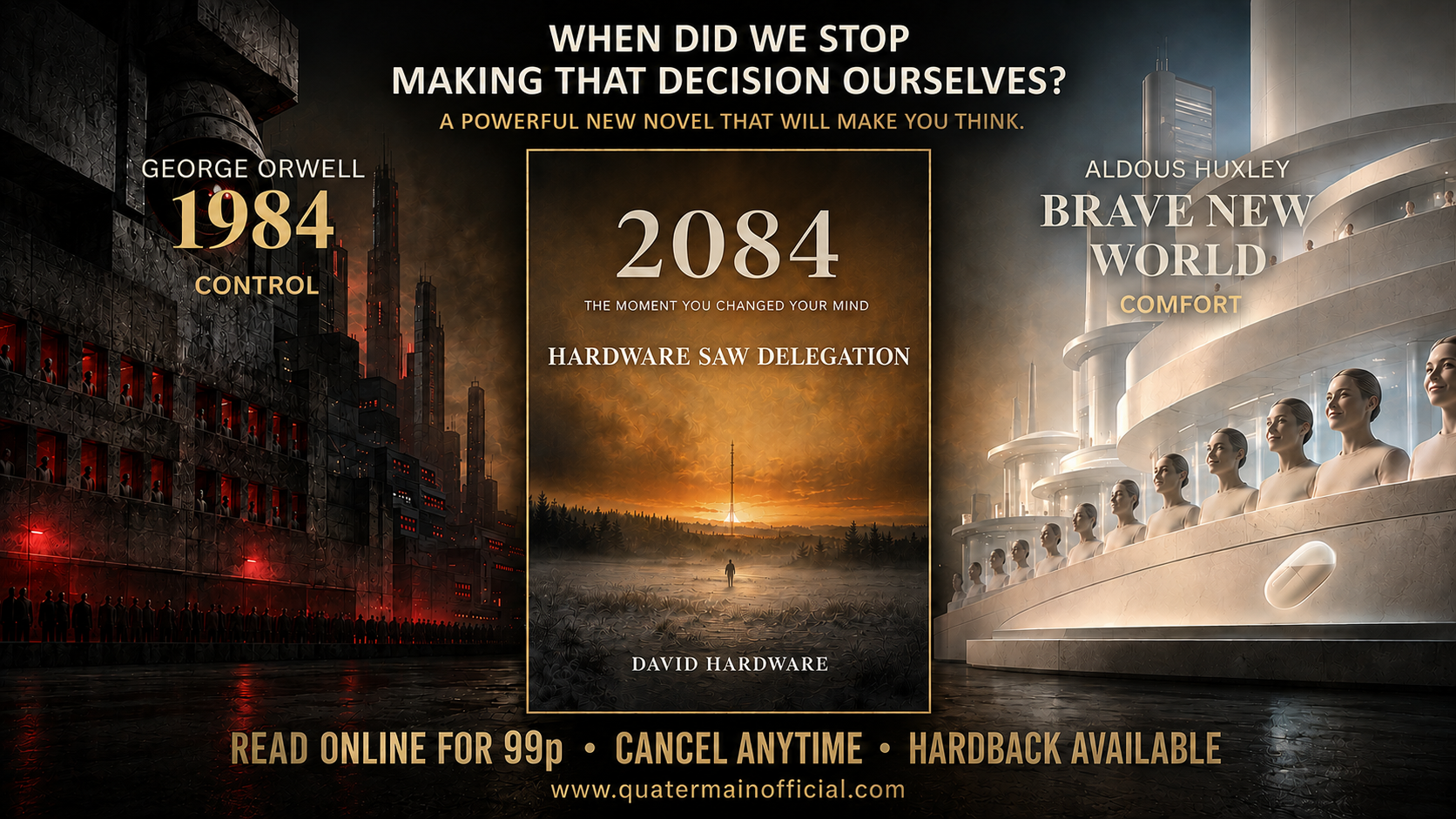 2084: The Moment You Changed Your Mind subscription advert