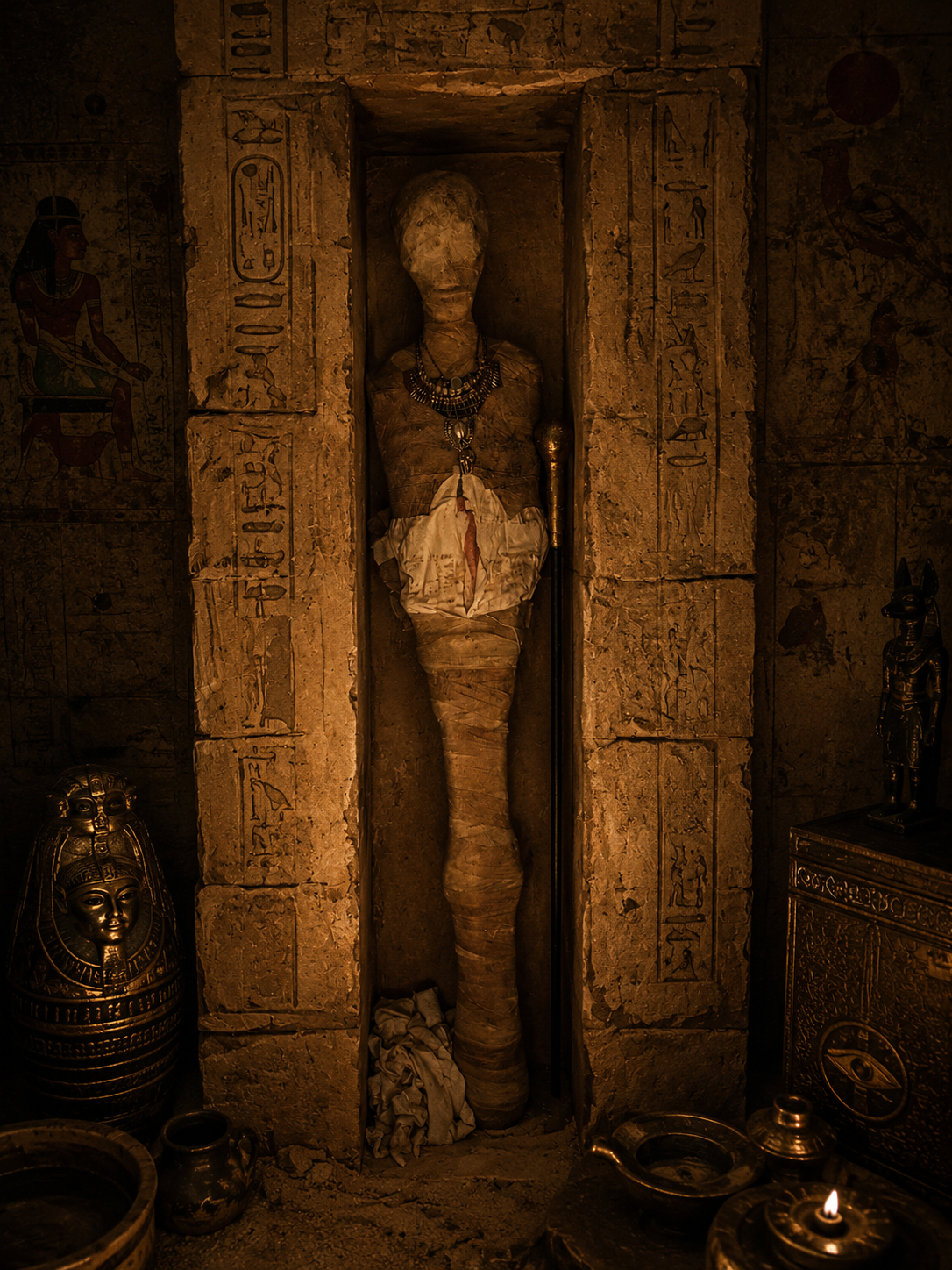 Mummy prop from Allan Quatermain and the Spear of Destiny
