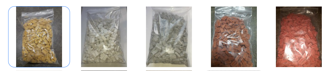 Replica Brick Collection colour options