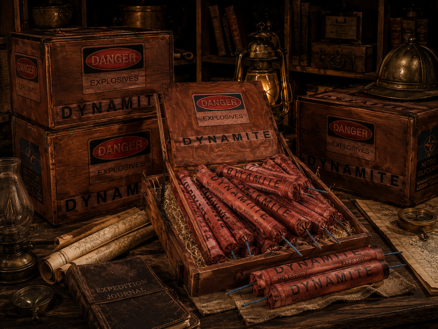 Atmospheric image of Quatermain's Dynamite Sticks