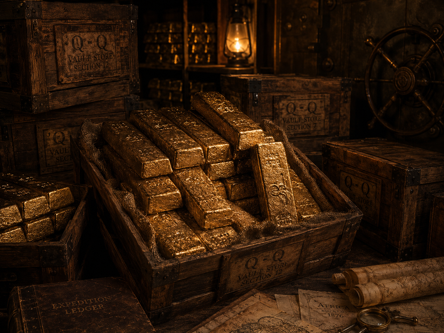 Quatermain Full Size Gold Bars