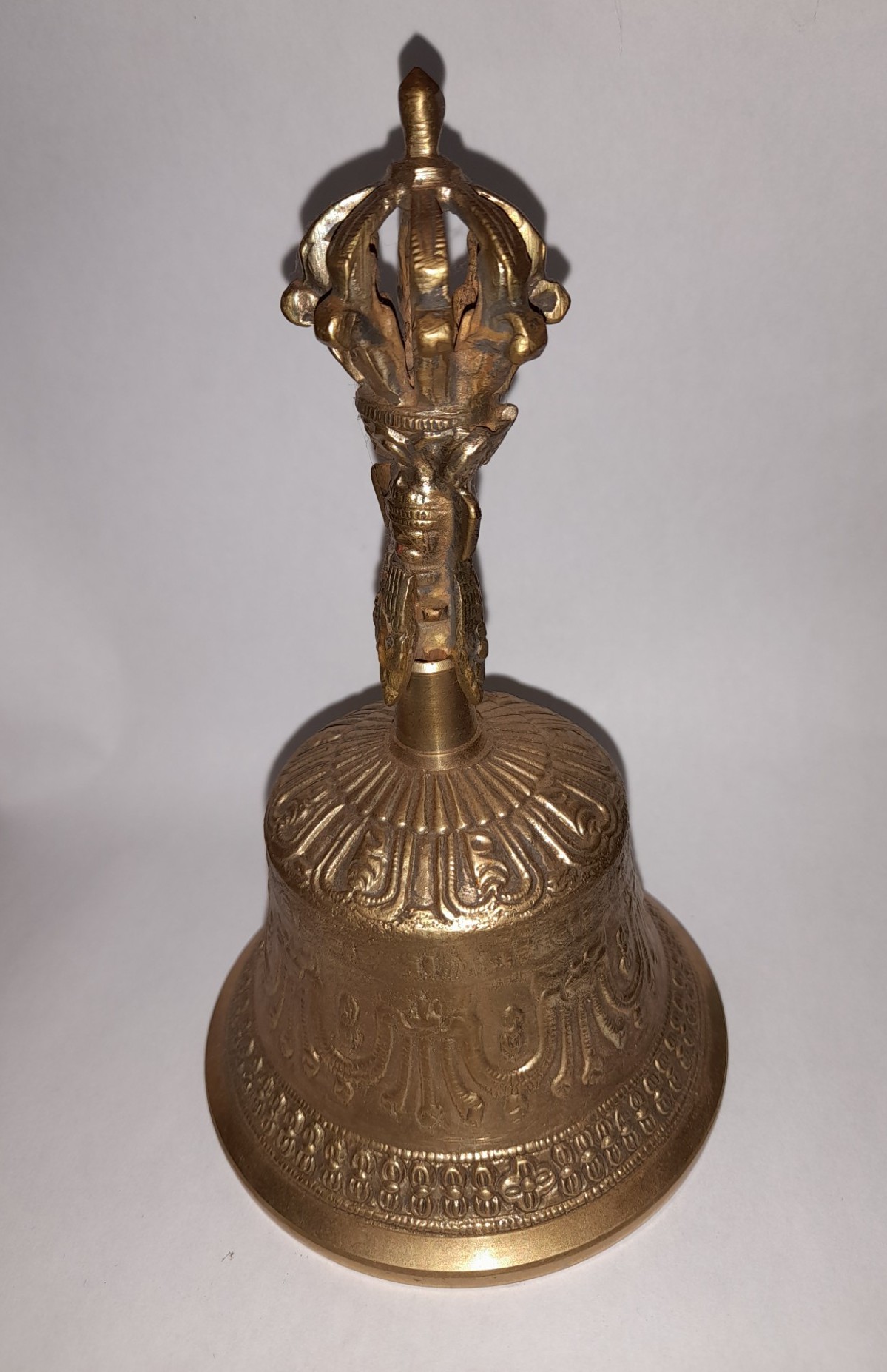 Nine-pronged Tibetan ritual bell