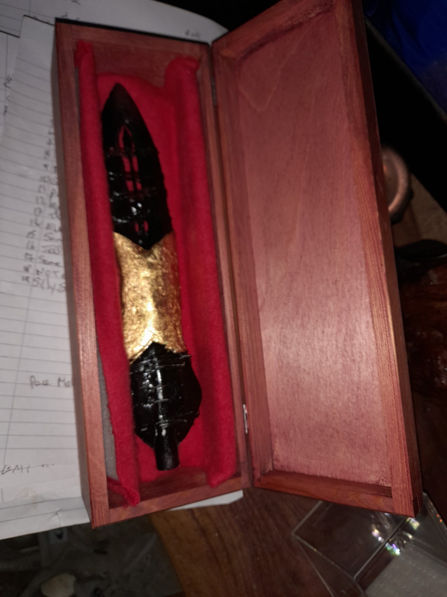 Spear of Destiny display case